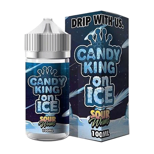 Sour Worms On Ice by Candy King 100ml / 0MG
